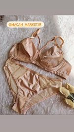 ست لباس زیر پرلون و تور شیشه ای